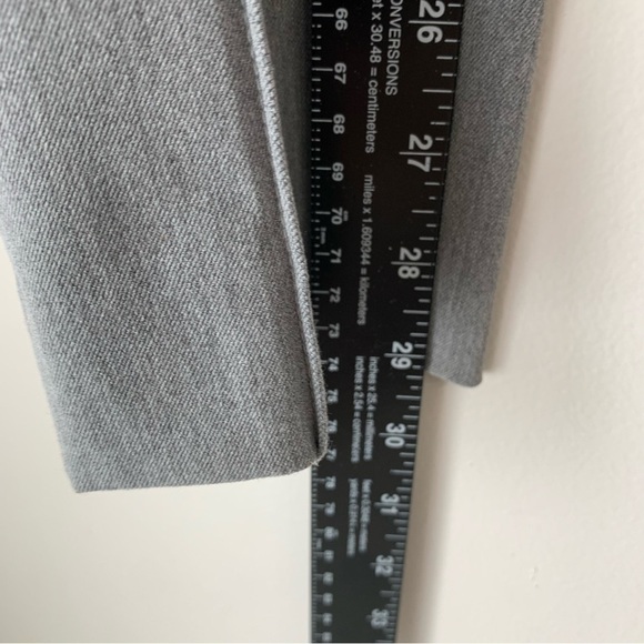 VINCE CAMUTO Gray Elastic Waist Side Zip Skinny Trouser Dress Pants Size 10 - Picture 4 of 9